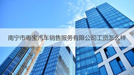 南寧市粵寶汽車銷售與日用百貨銷售行業(yè)工資對比分析